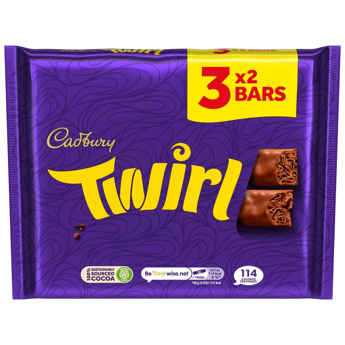 Twirl Chocolate Bar 3 Pack Multipack by Cadbury