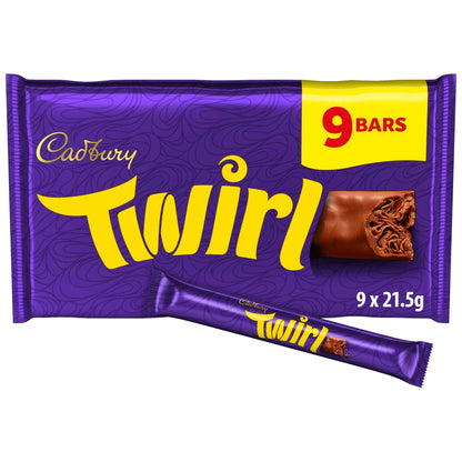 Twirl Chocolate Bar 9 Pack Multipack by Cadbury