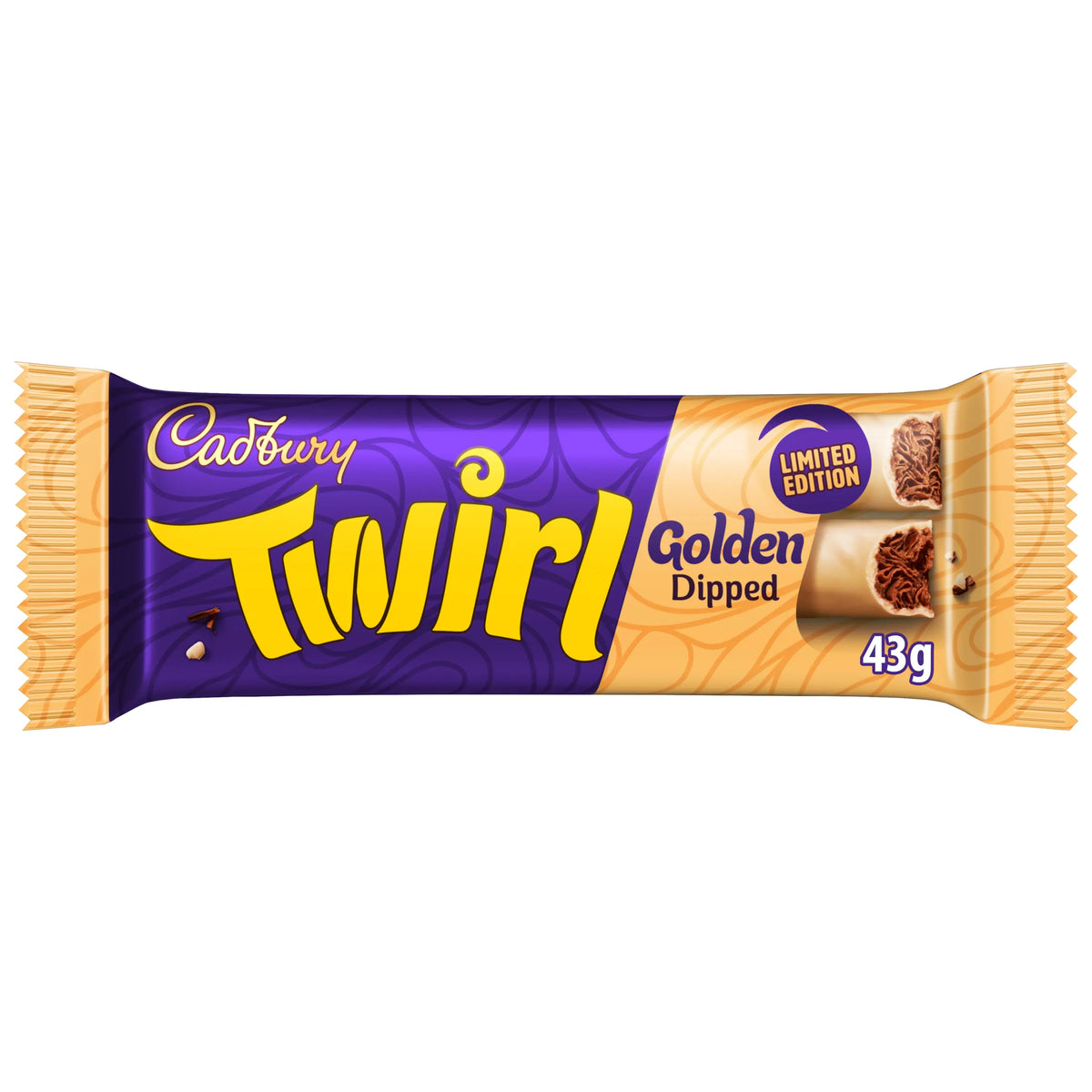 Twirl Golden Dipped 43g by Cadbury at The British Vault