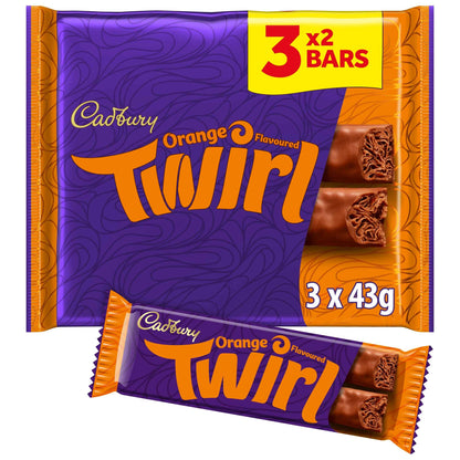 Twirl Orange Chocolate Bar 3 Pack by Cadbury