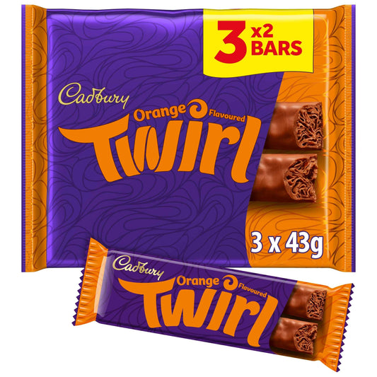 Twirl Orange Chocolate Bar 3 Pack by Cadbury
