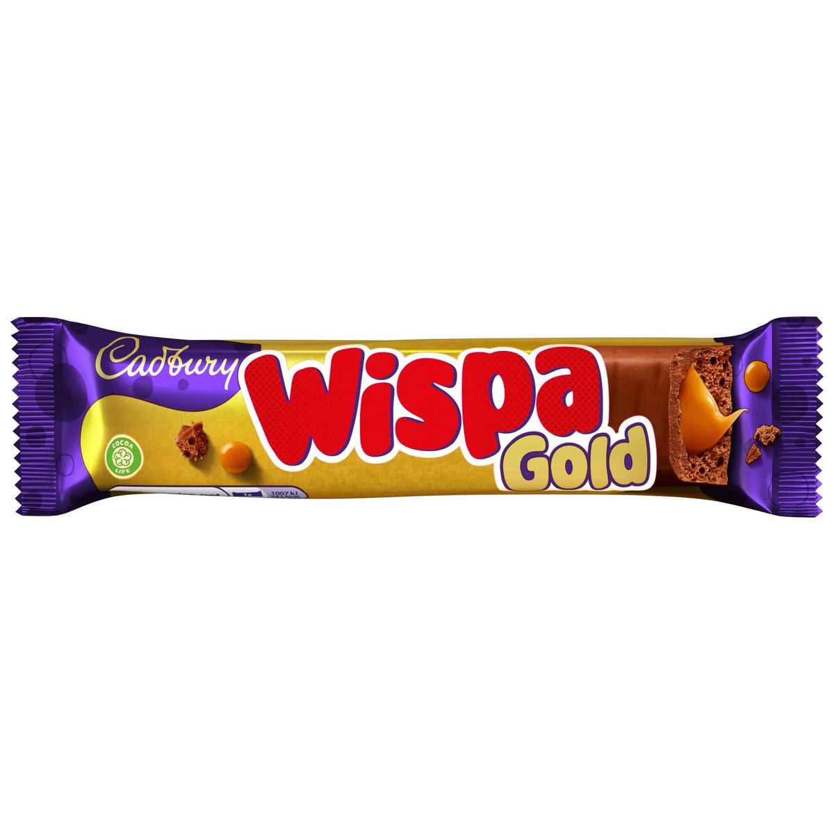 Wispa Gold Chocolate & Caramel Bar by Cadbury