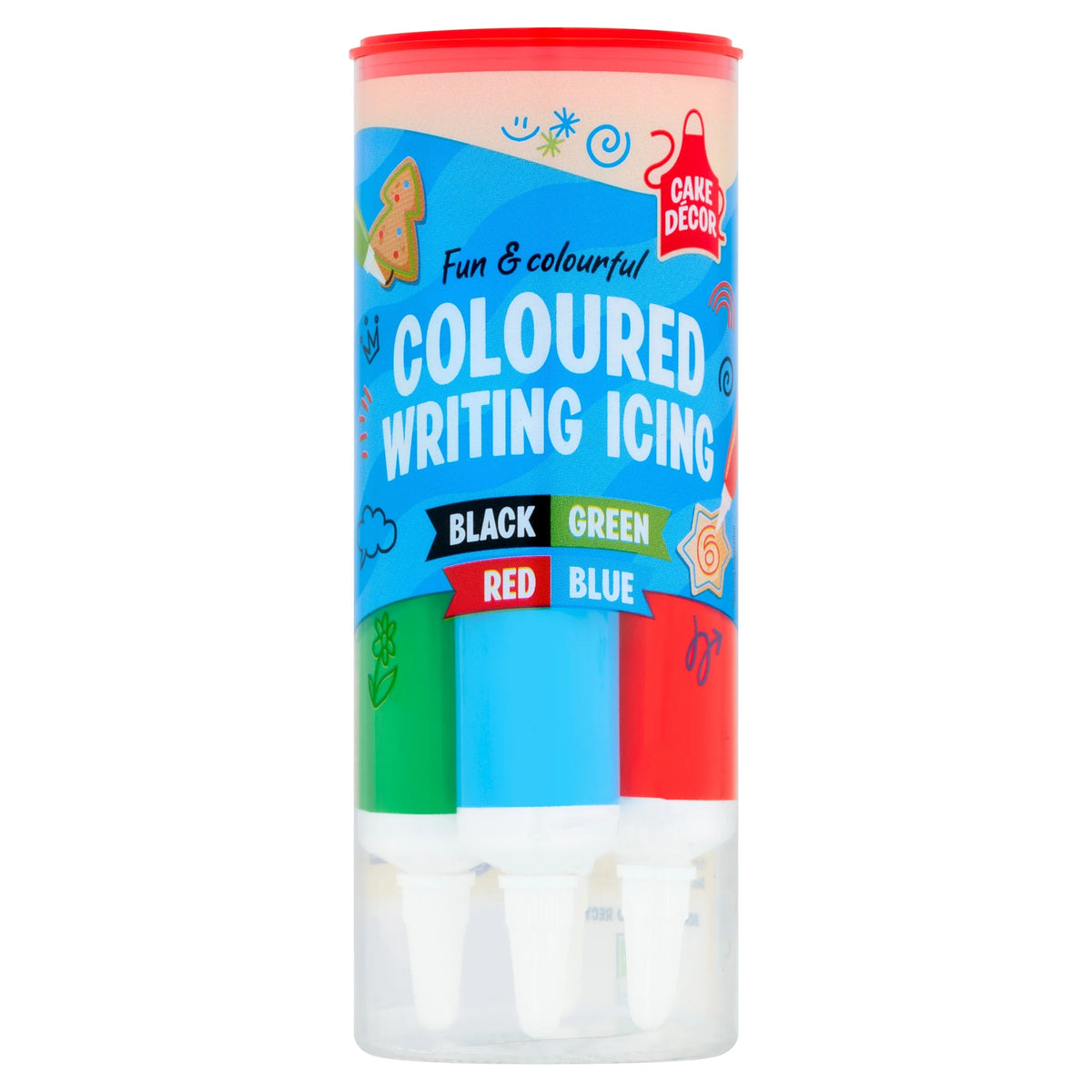 Coloured Writing Icing 76g by CAKE DECOR