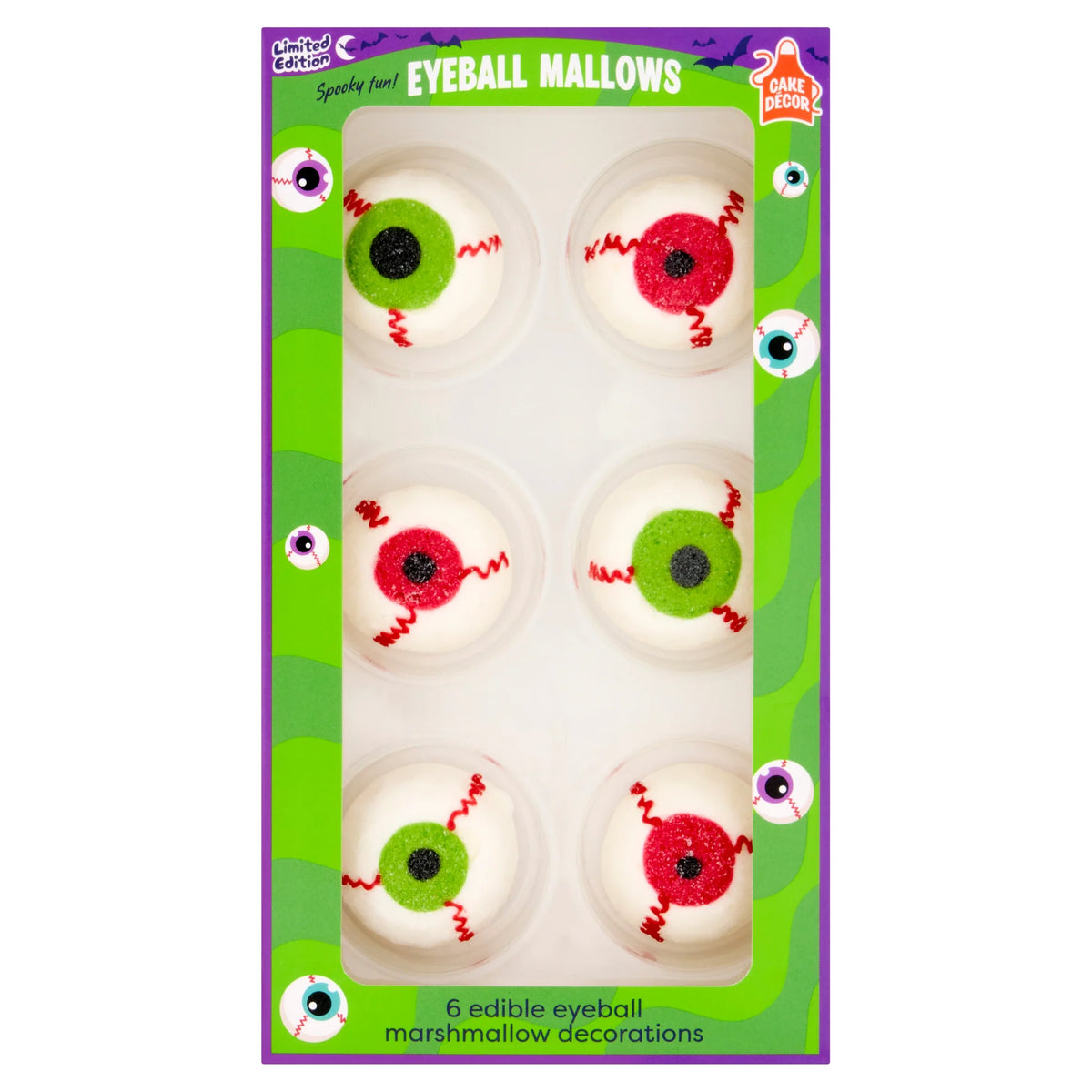 Eyeball Mallows 36g by CAKE DECOR at The British Vault