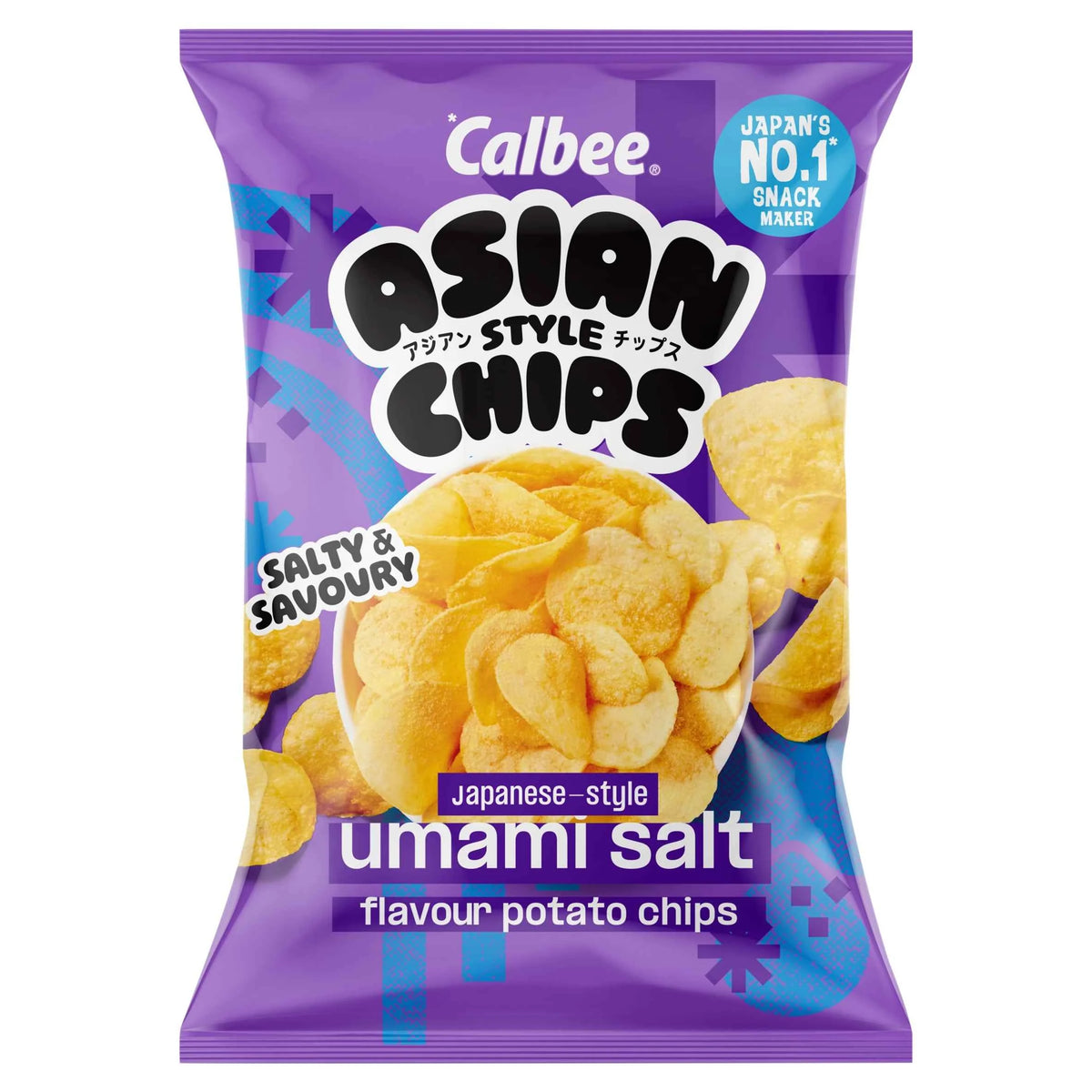 Asian Style Chips Umami Salt Flavour by CALBEE