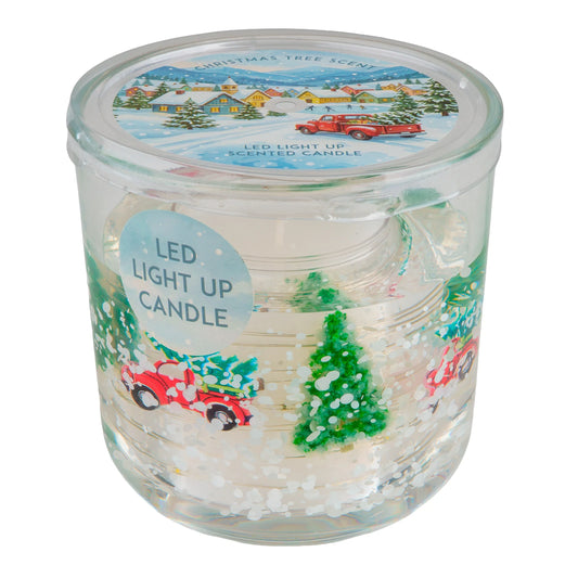 Christmas Led Light Up Scented by Candlelight at The British Vault