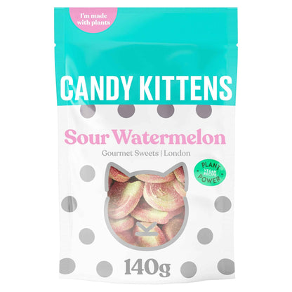 Candy Kitten Sour Watermelon Sweets 140g by CANDY KITTENS