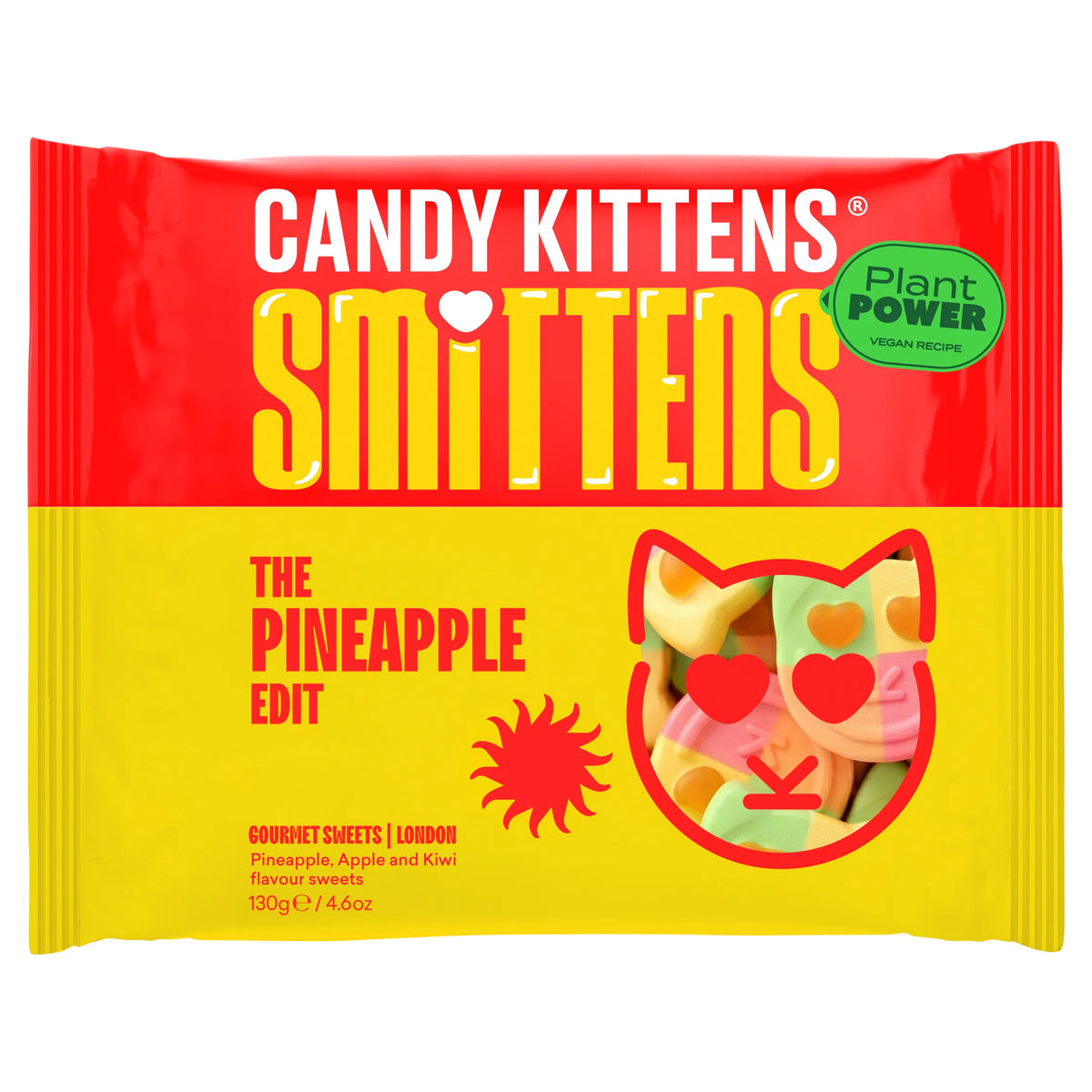 Smittens Pineapple Edit 130g by CANDY KITTENS at The British Vault