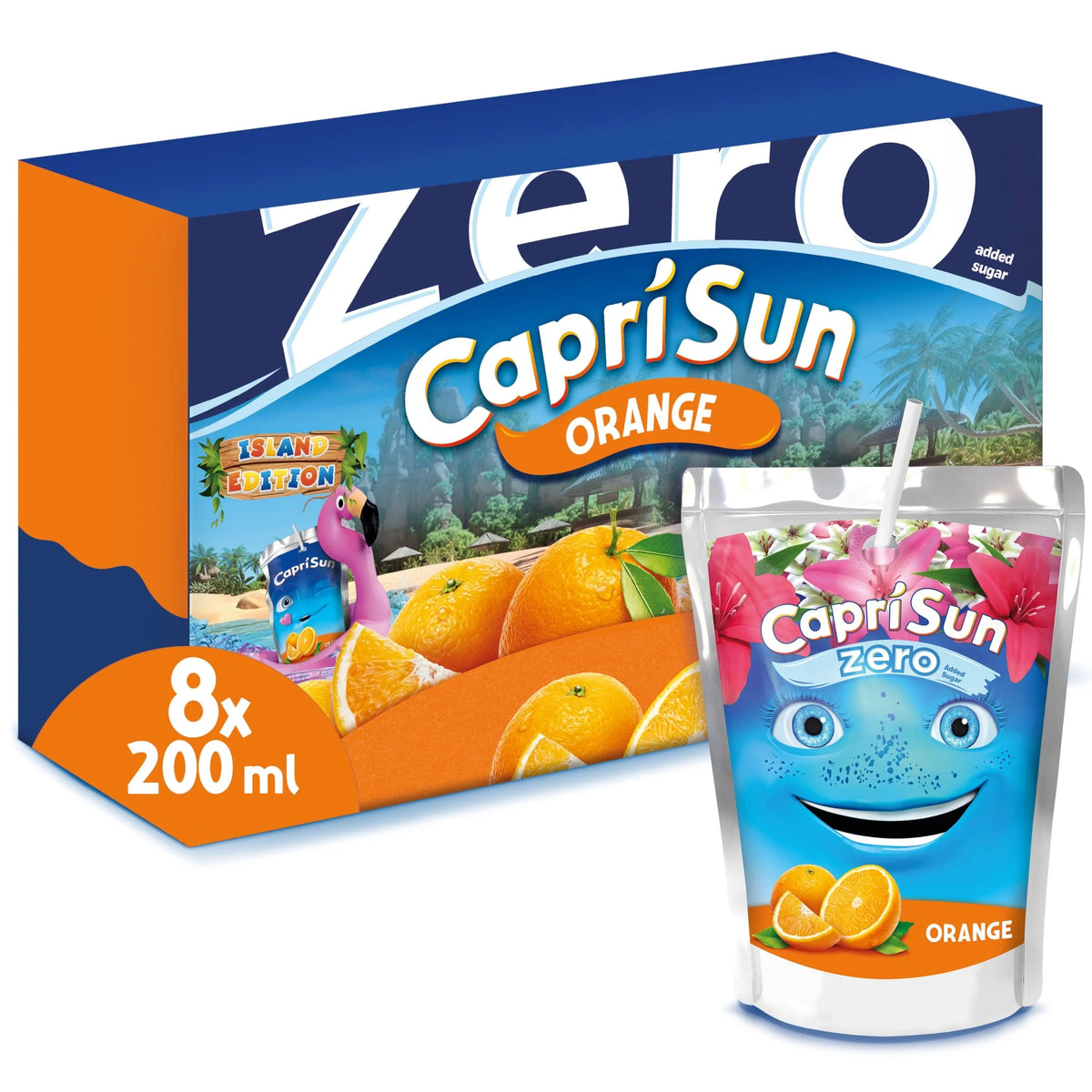 Zero Orange 8 X 200ml Kids' Juice by Capri-Sun
