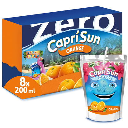 Zero Orange 8 X 200ml Kids' Juice by Capri-Sun