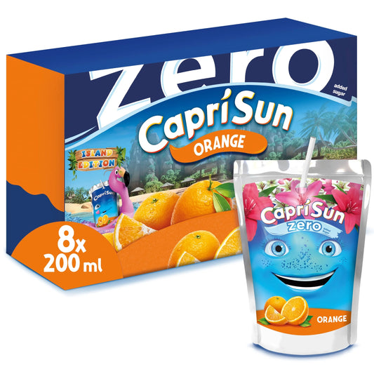 Zero Orange 8 X 200ml Kids' Juice by Capri-Sun