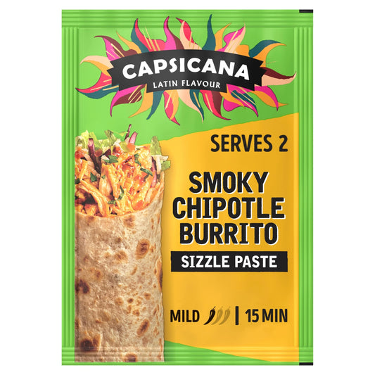 Mexican Burrito Tomato & Chipotle Paste 60g by Capsicana