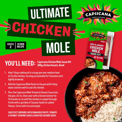Mexican Chicken Mole Cooking Sauce by Capsicana