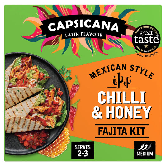 Mexican Chilli & Honey Fajita Kit by Capsicana