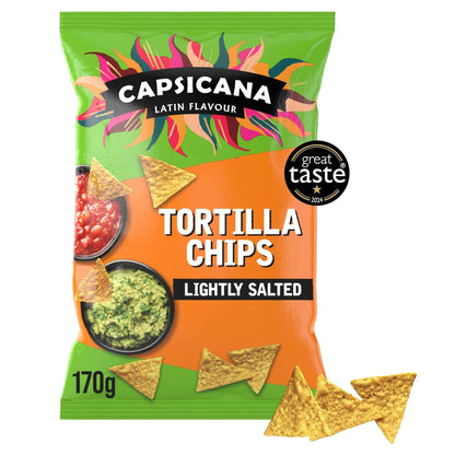 Tortilla Chips Lightly Salted 170g by Capsicana