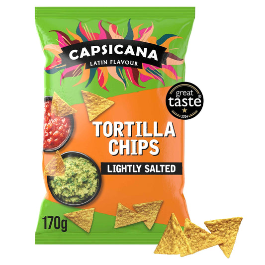 Tortilla Chips Lightly Salted 170g by Capsicana