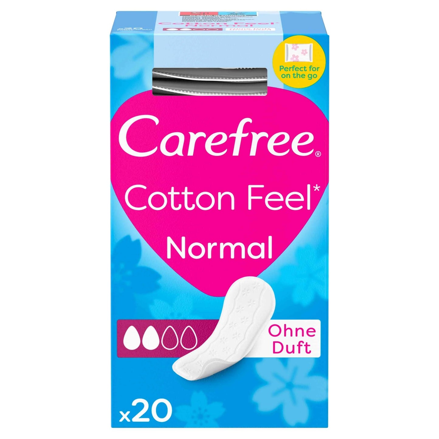 Panty Liners Pads Folded Breathable Pack Of 20 by CAREFREE