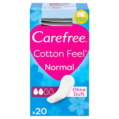 Panty Liners Pads Folded Breathable Pack Of 20 by CAREFREE