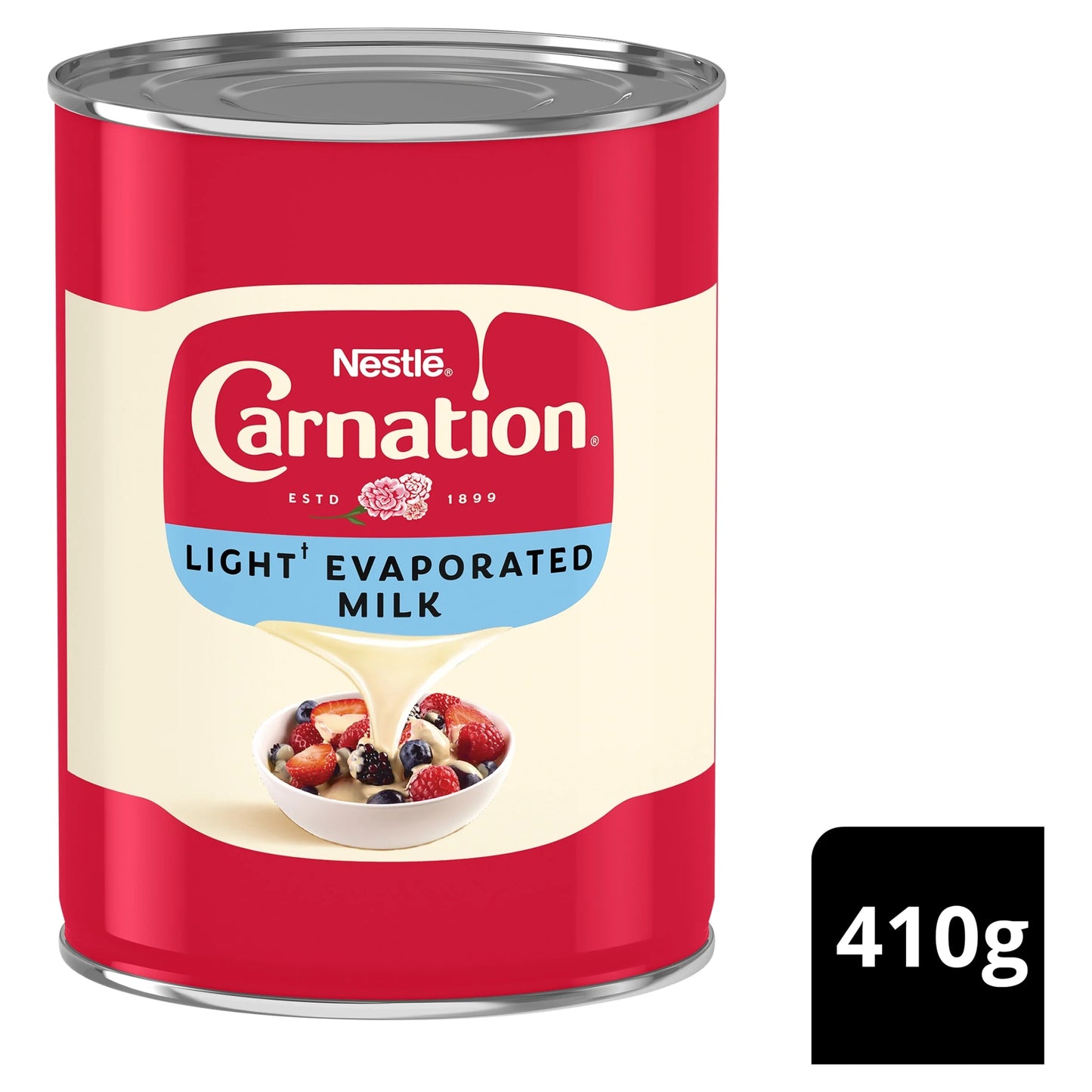 Light Evaporated Milk Tin 410g by CARNATION