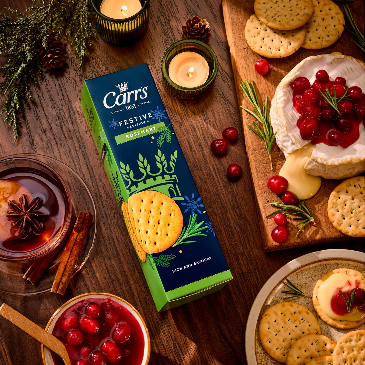 Rosemary Crackers 141g by Carr's at The British Vault