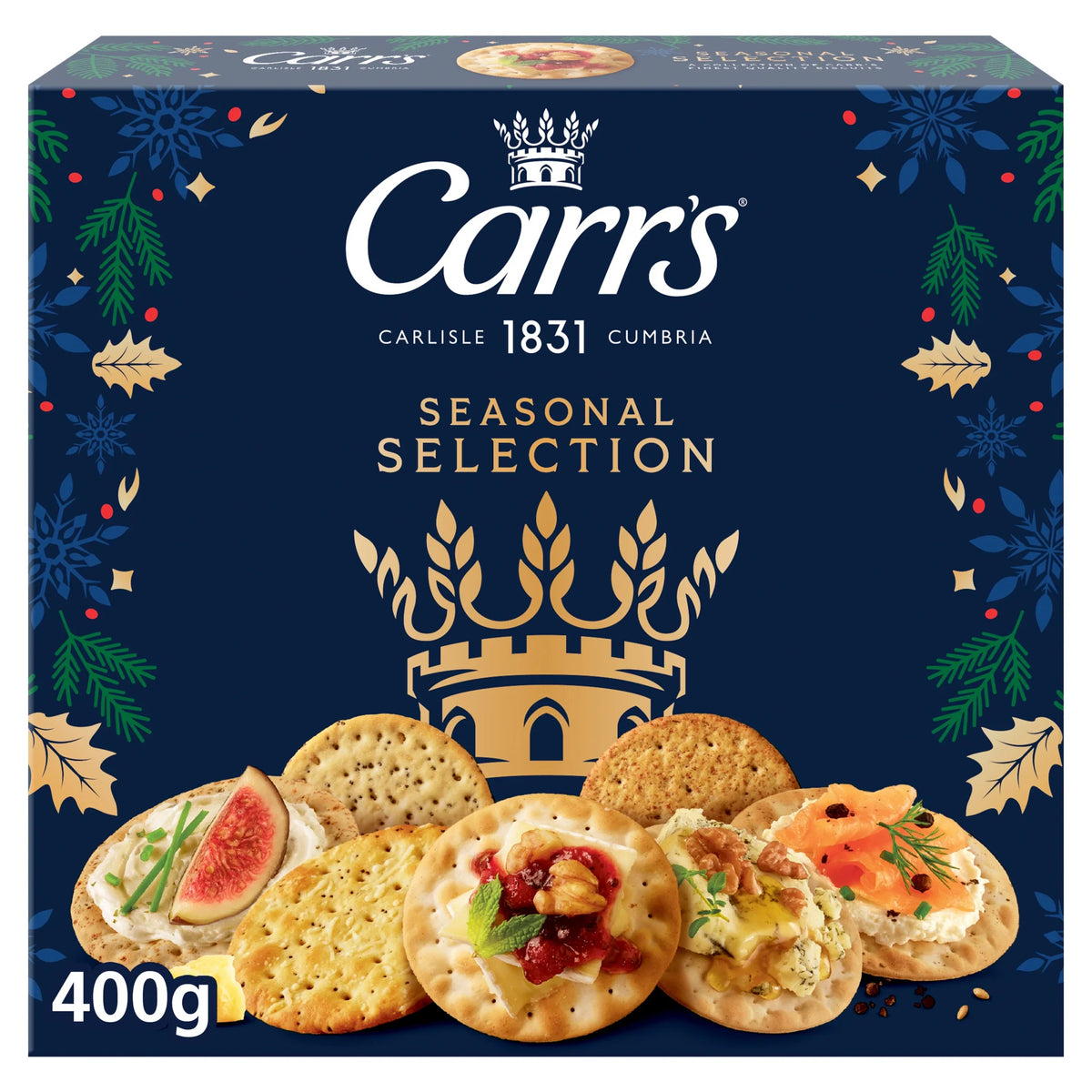 Seasonal Selection Biscuits 400g by Carr's at The British Vault