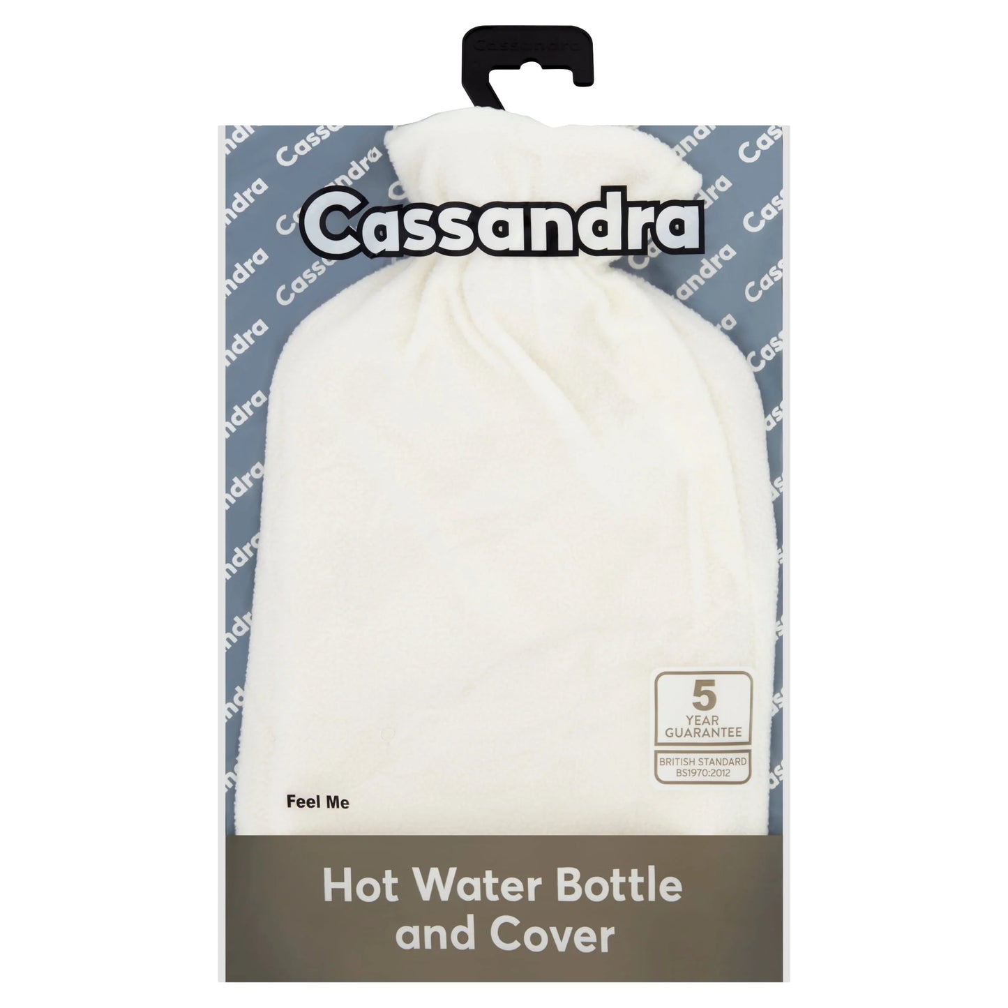 Fleece Hot Water Bottle And Cover by CASSANDRA