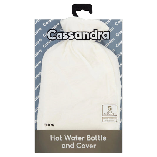 Fleece Hot Water Bottle And Cover by CASSANDRA