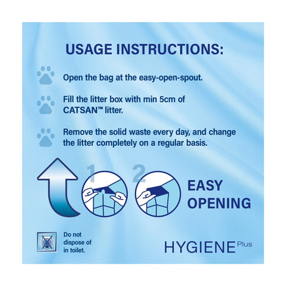 Hygiene Non-clumping Odour Control Cat by CATSAN