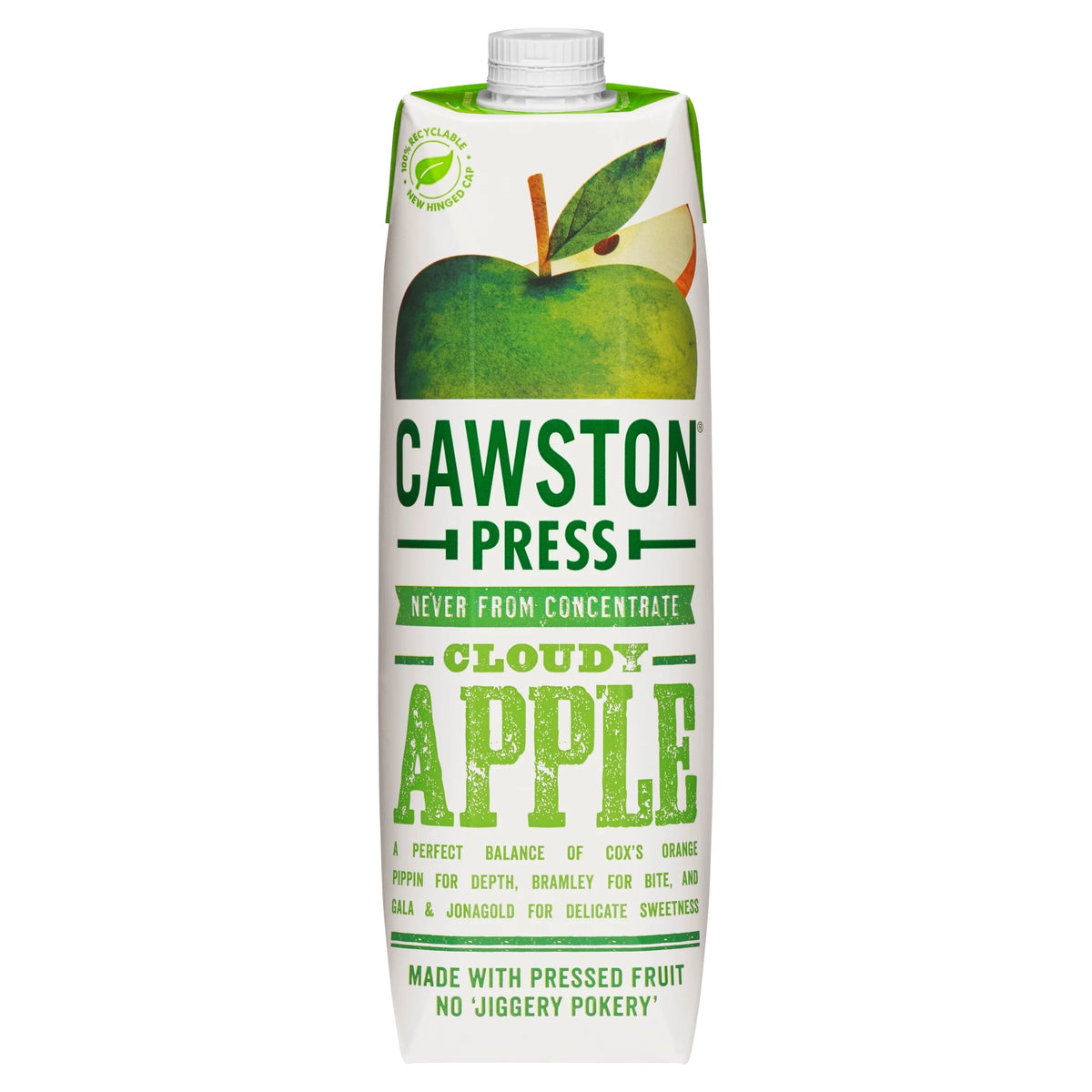 Cloudy Apple Juice 1 Litre by CAWSTON PRESS