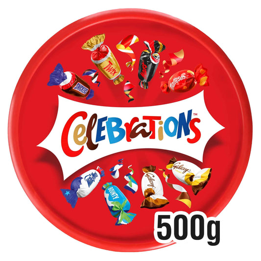 Milk Chocolates Tub 500g by CELEBRATIONS