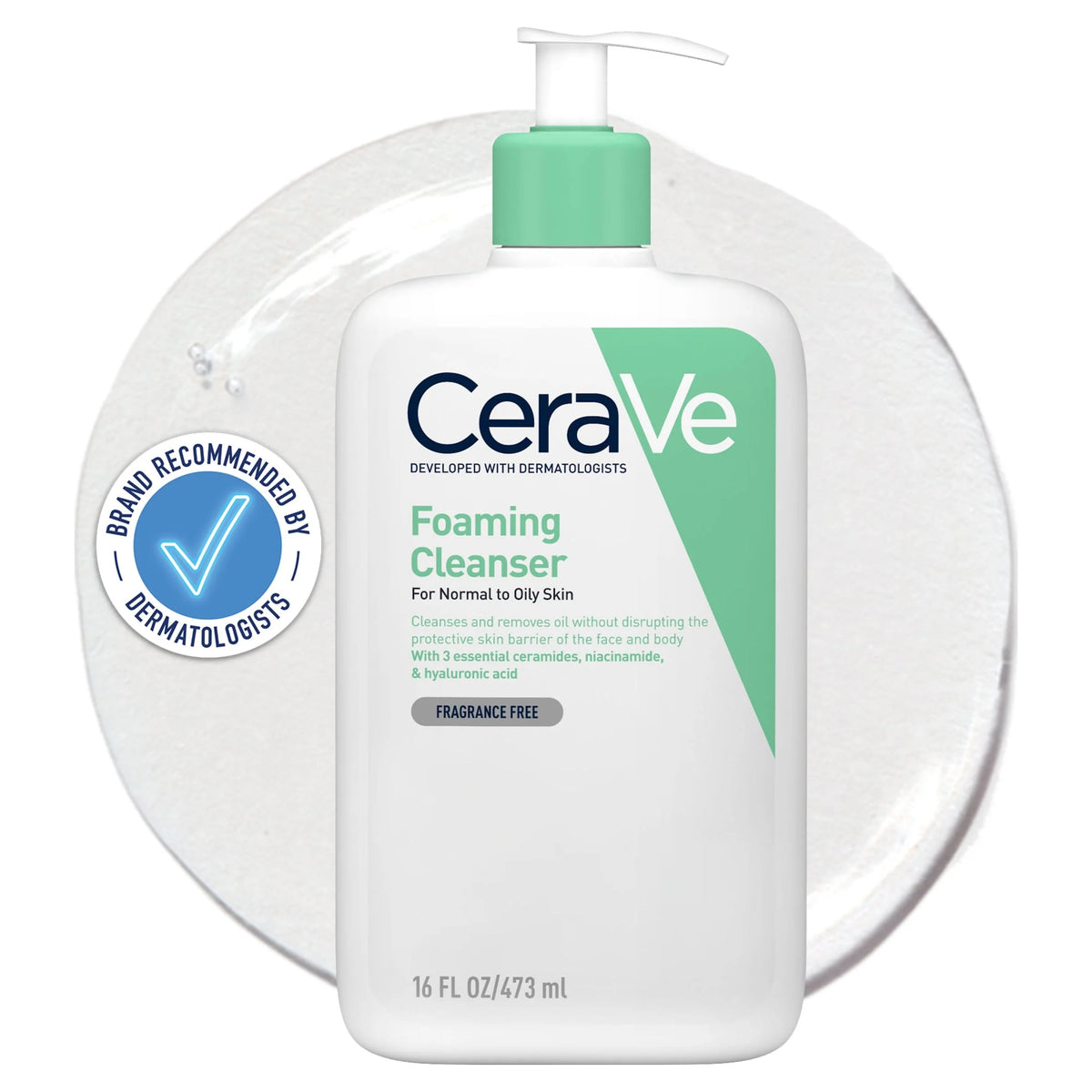 Foaming Cleanser With Niacinamide For by CeraVe