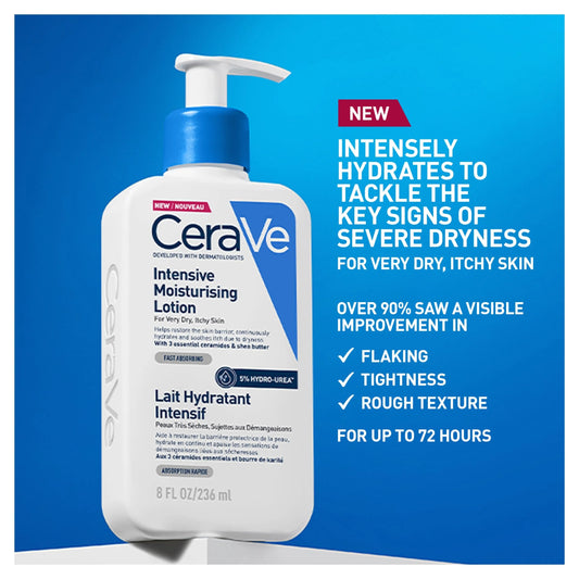 Intensive Moisturising Lotion With 5% Hydro-urea For Very by CeraVe