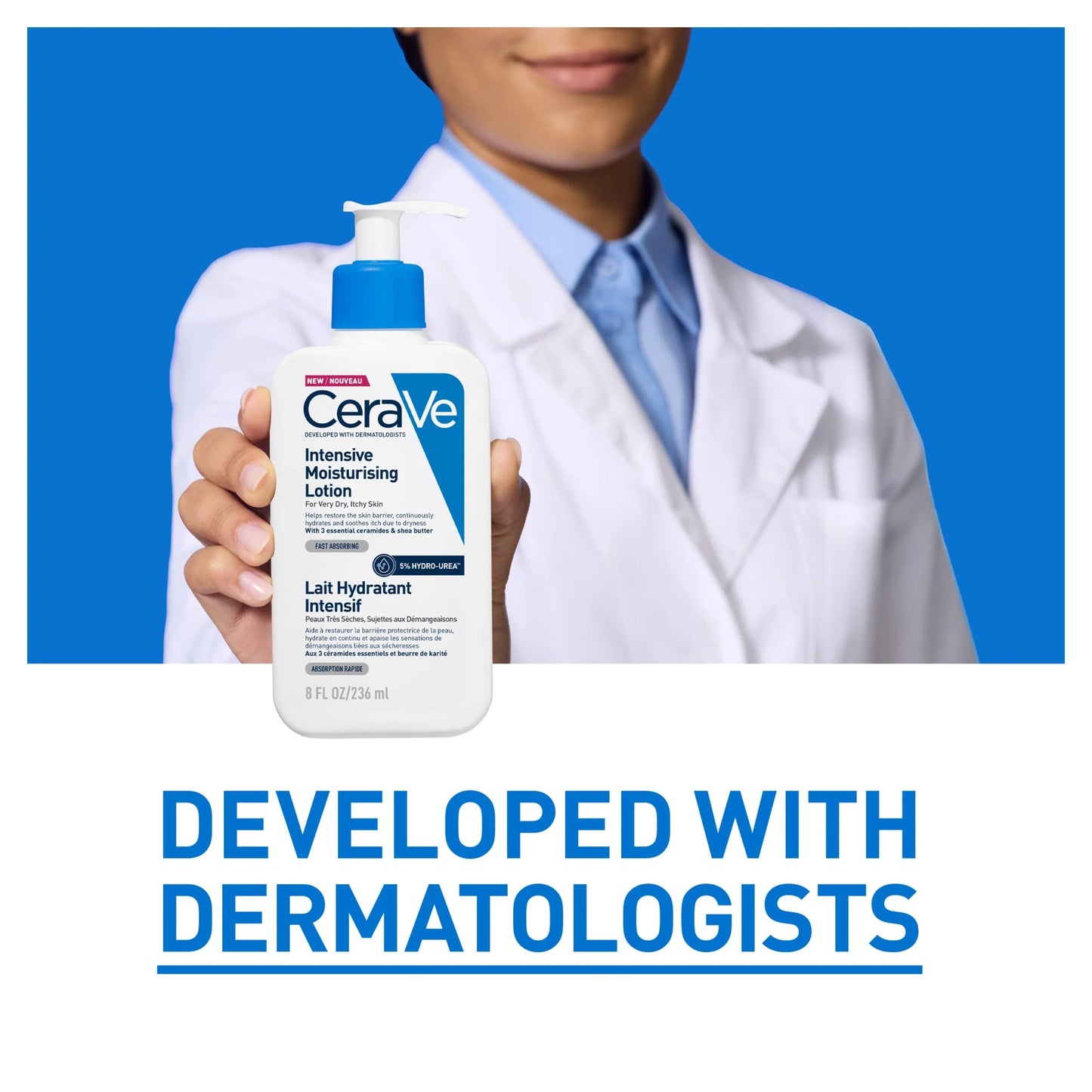 Intensive Moisturising Lotion With 5% Hydro-urea For Very by CeraVe
