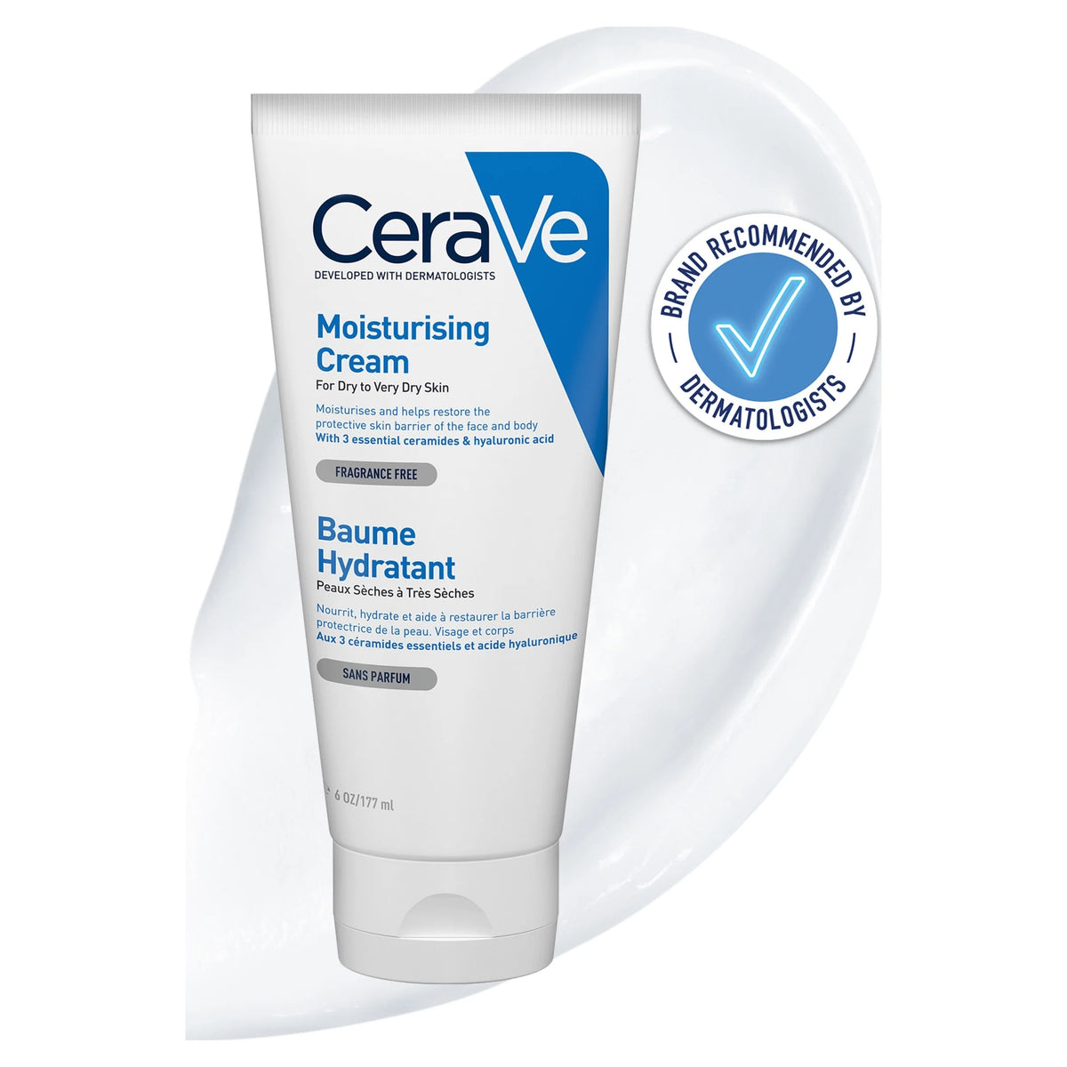 Moisturising Cream Tube With 3 Essential Ceramides & by CeraVe