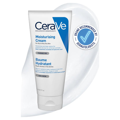 Moisturising Cream Tube With 3 Essential Ceramides & by CeraVe