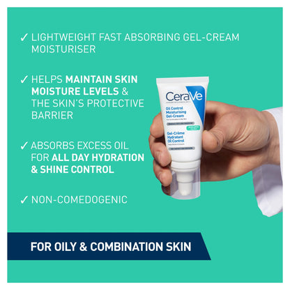 Oil Control Moisturising Gel-cream For by CeraVe
