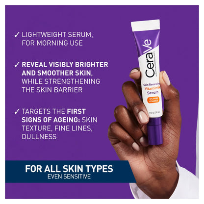 Skin Renewing 10% Pure Vitamin C Serum With Ceramides 30ml by CeraVe