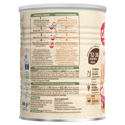 Honey & Wheat Baby Food 12mths 400g by CERELAC