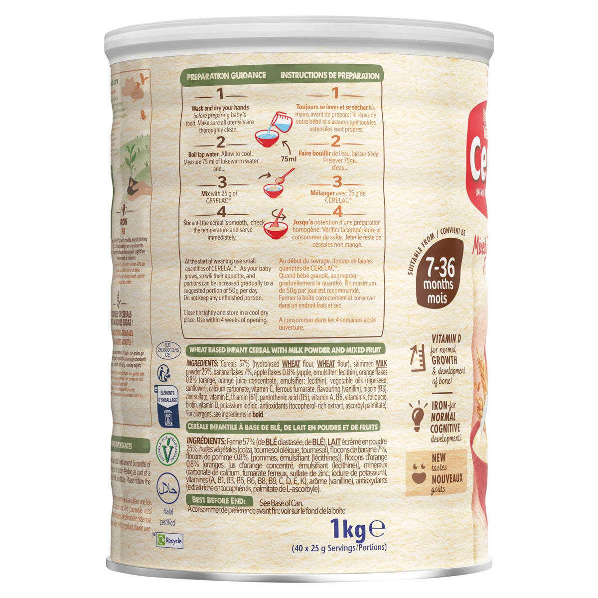Infant Cereals With Milk Mixed Fruits by CERELAC