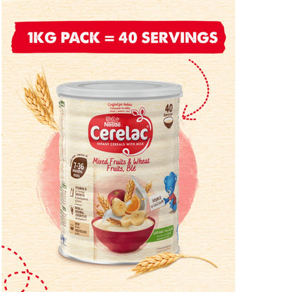 Infant Cereals With Milk Mixed Fruits by CERELAC
