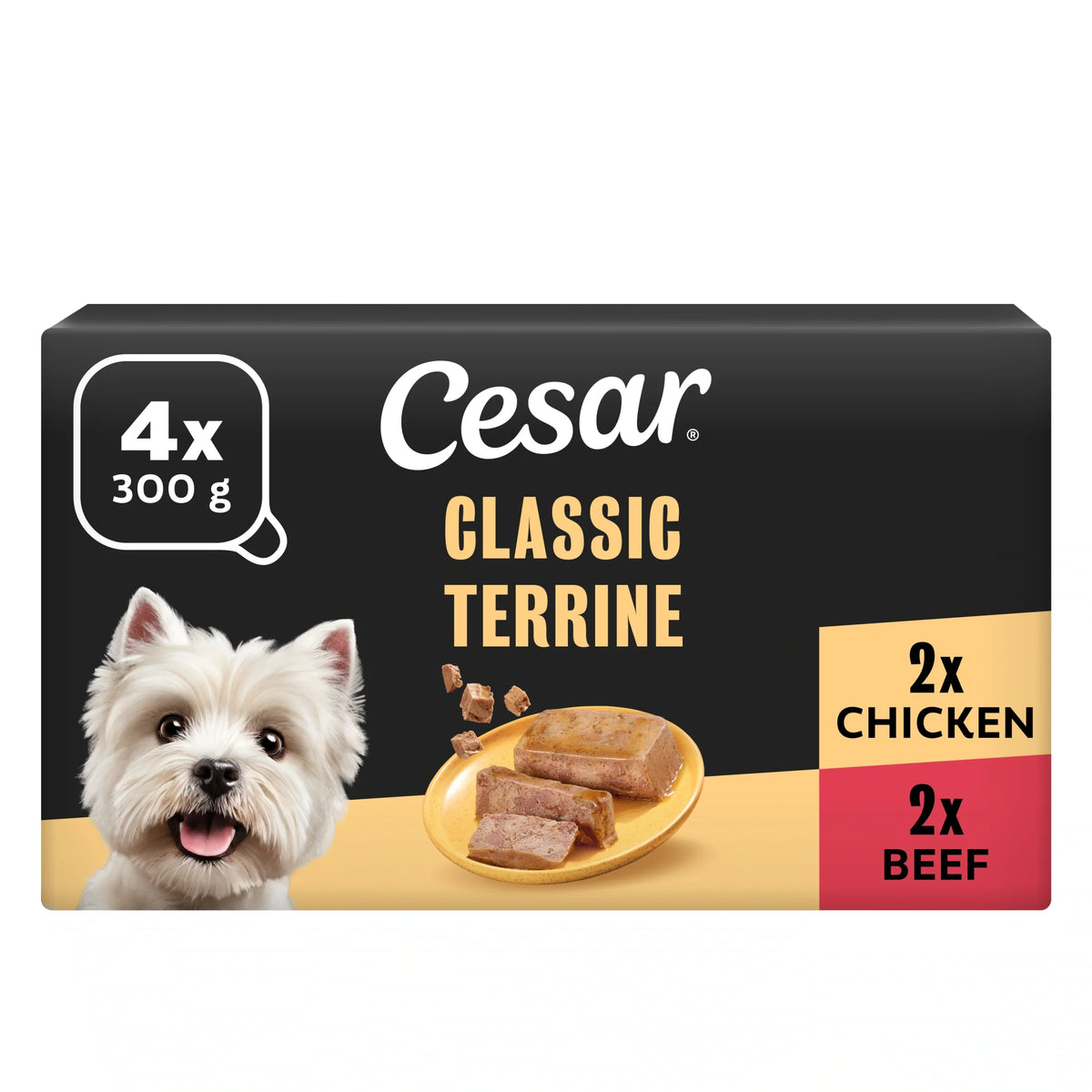 Wet Dog Food Classic Terrine With by Cesar at The British Vault