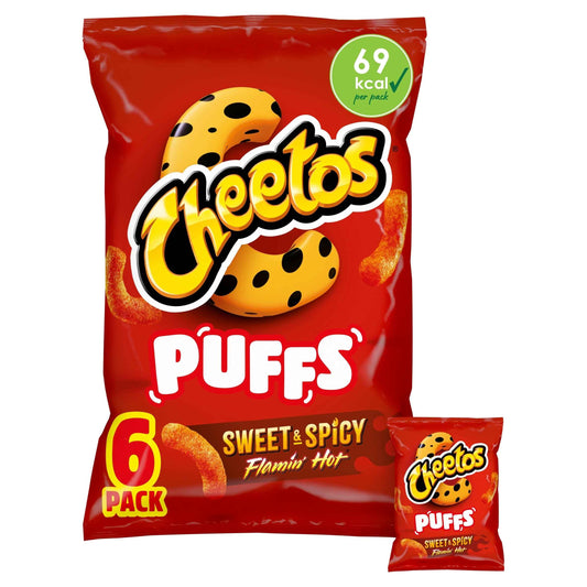 Puffs Sweet & Spicy Flamin' Hot by CHEETOS