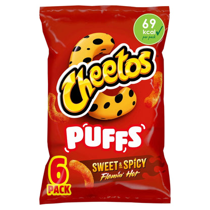 Puffs Sweet & Spicy Flamin' Hot by CHEETOS