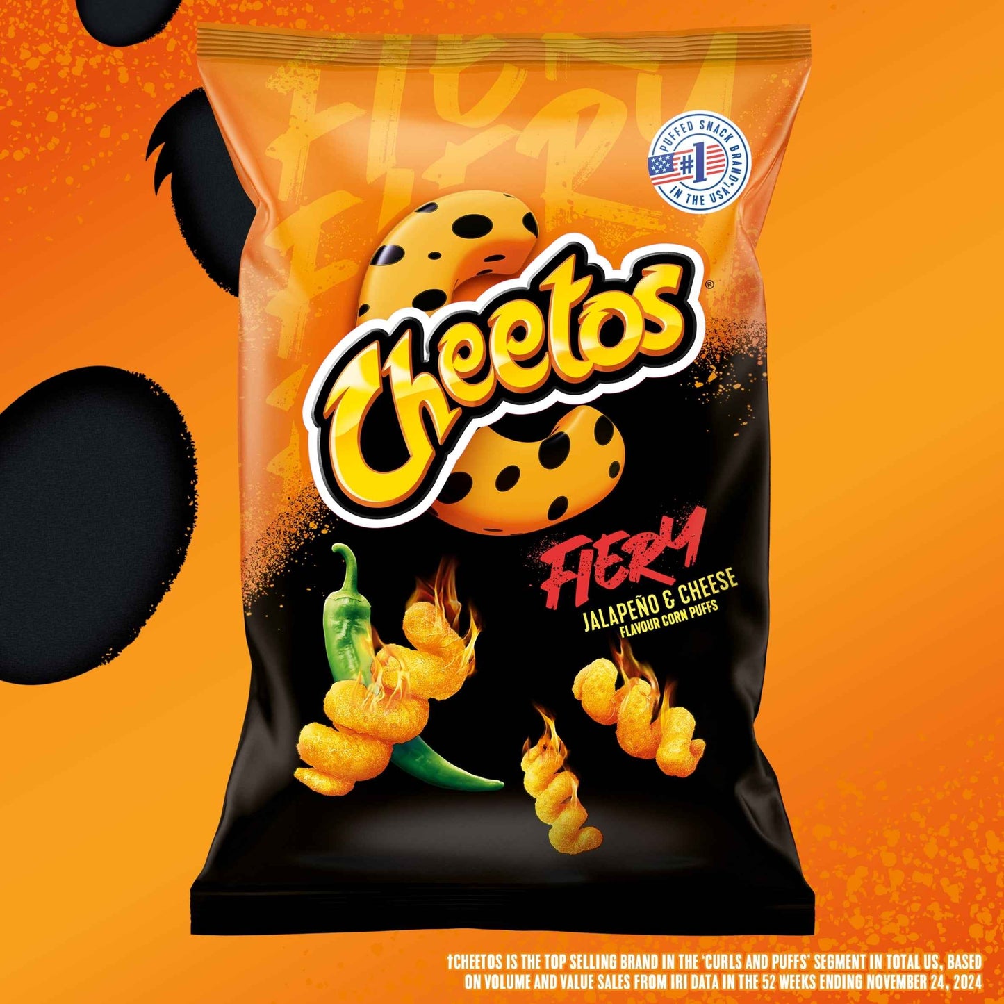 Twisted Fiery Jalapeno & Cheese Sharing Bag Crisps 105g by CHEETOS