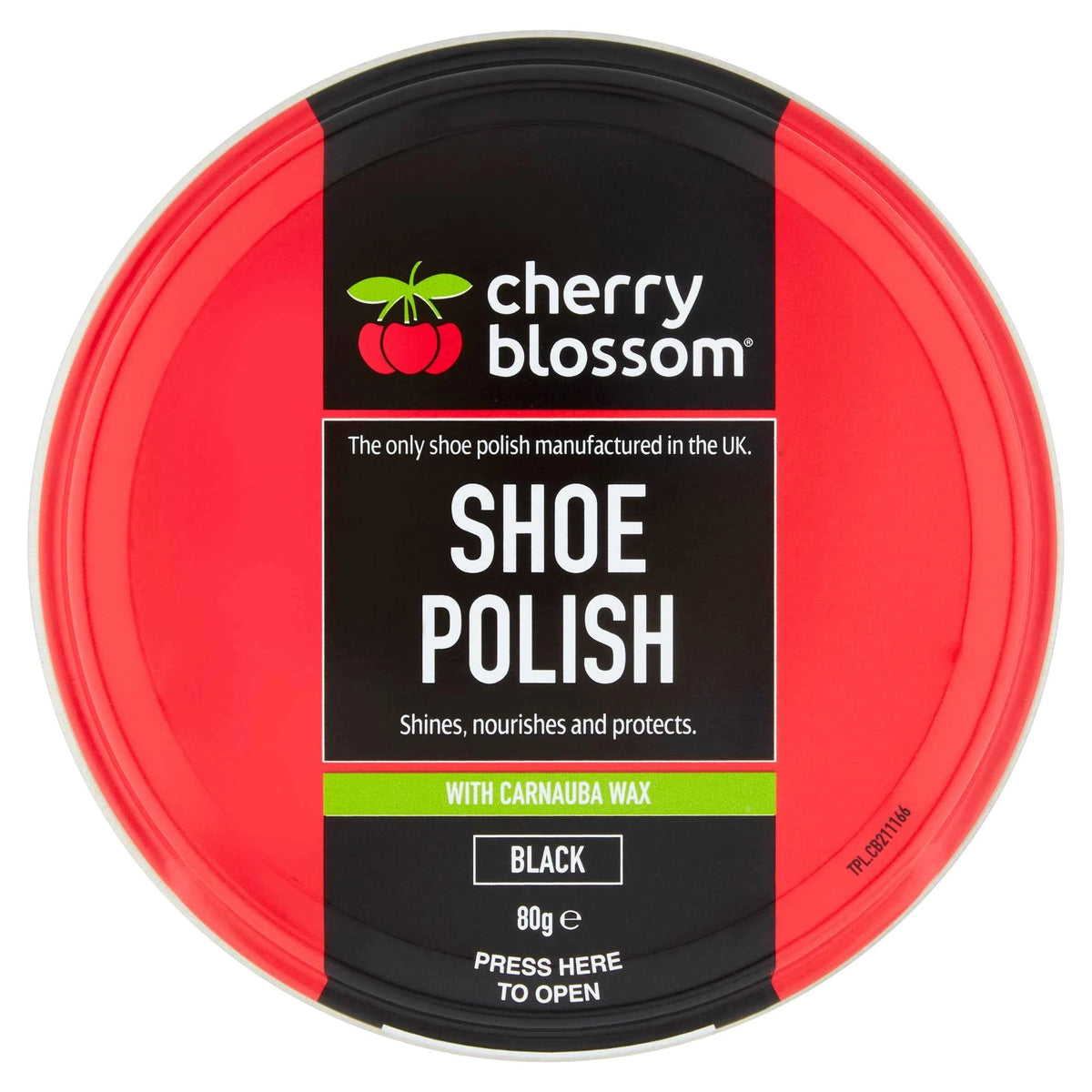 Shoe Polish Black 80g by CHERRY BLOSSOM