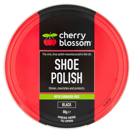 Shoe Polish Black 80g by CHERRY BLOSSOM