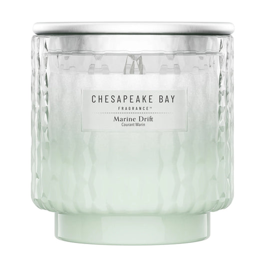 Marine Drift Large Candle 312g by CHESAPEAKE BAY at The British Vault