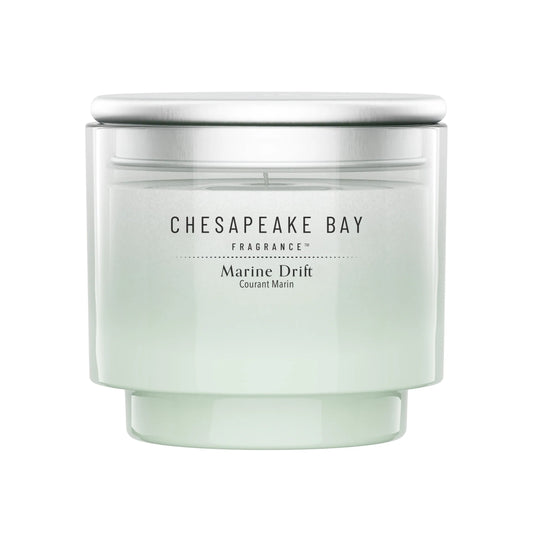 Marine Drift Small Candle 127g by CHESAPEAKE BAY at The British Vault