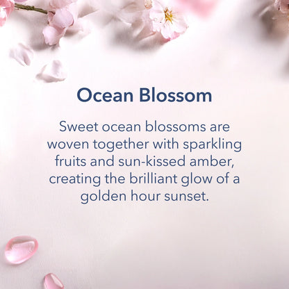 Ocean Blossom Large Candle 312g by CHESAPEAKE BAY at The British Vault