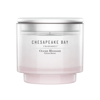 Ocean Blossom Small Candle 127g by CHESAPEAKE BAY at The British Vault